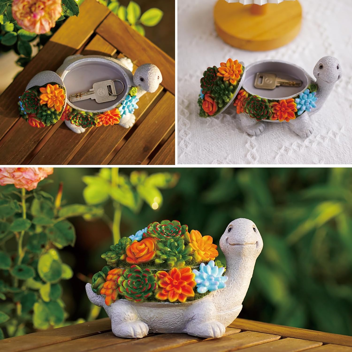 Key Lock Box for Outside, Garden Decor, Indoor Decoration Key Lock Box for Outside, Garden Decor, Indoor Decoration